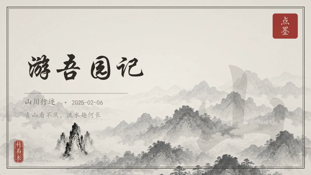 游吾园记